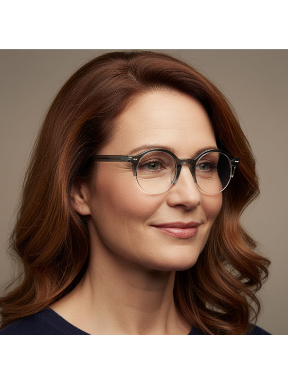 VEYREY VeyRey lentikularne sunčane naočale Exor crni okvir prozirna stakla