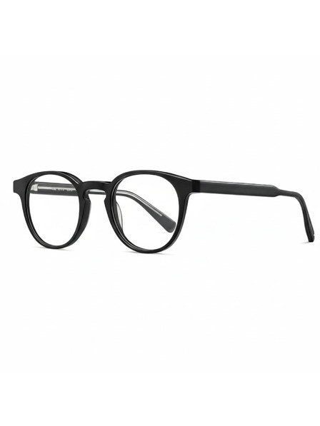 VEYREY VeyRey nerd acetatne sunčane naočale Phuffy crni okvir prozirna stakla