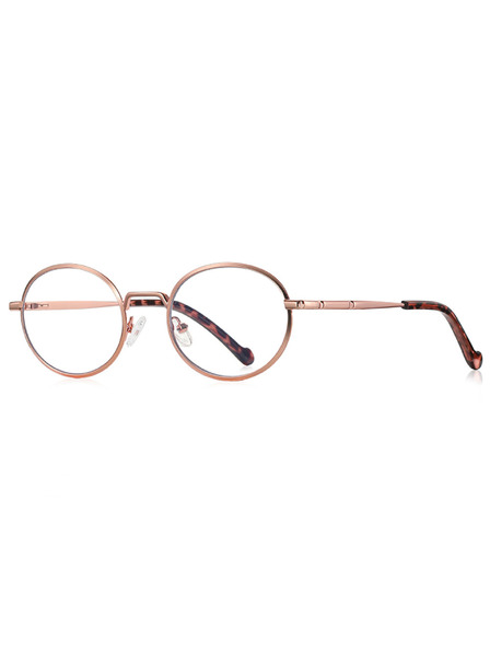 VEYREY VeyRey lenen sunčane naočale Bhubter zlatna okvir prozirna stakla