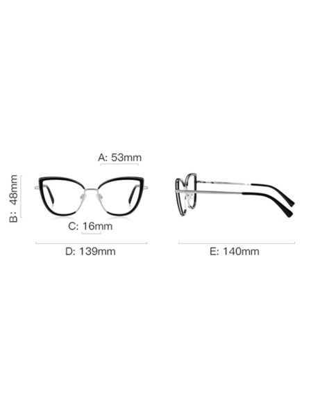 VEYREY VeyRey ženske mačje oko ženske naočale koje blokiraju plavo svjetlo Phuftes zlatna okvir prozirna stakla