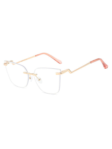 VEYREY VeyRey ženske mačje oko ženske naočale koje blokiraju plavo svjetlo Yapp zlatna okvir prozirna stakla