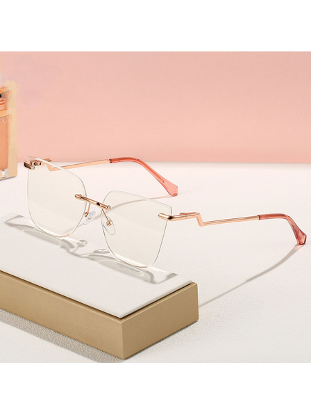 VEYREY VeyRey ženske mačje oko ženske naočale koje blokiraju plavo svjetlo Yapp zlatna okvir prozirna stakla