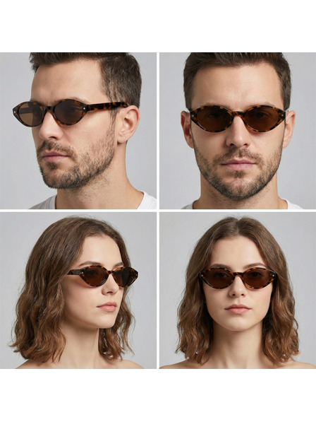 VEYREY VeyRey ženske cat-eye acetatne polarizirajuće sunčane naočale Aest leopard okvir smeđa stakla