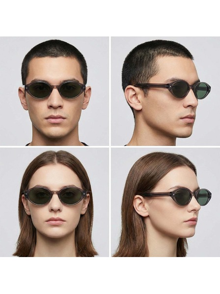 VEYREY VeyRey ženske cat-eye acetatne polarizirajuće sunčane naočale Aest prozirni okvir zelena stakla