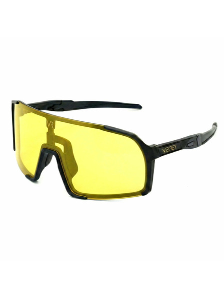 VEYREY VeyRey sportske sunčane naočale Burub crni okvir žuta stakla