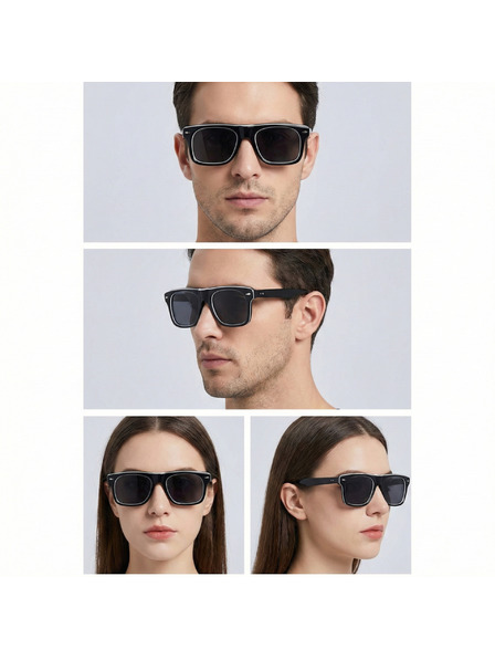 VEYREY VeyRey kutne acetatne polarizirajuce sunčane naočale Crawier crna obruba crna stakla