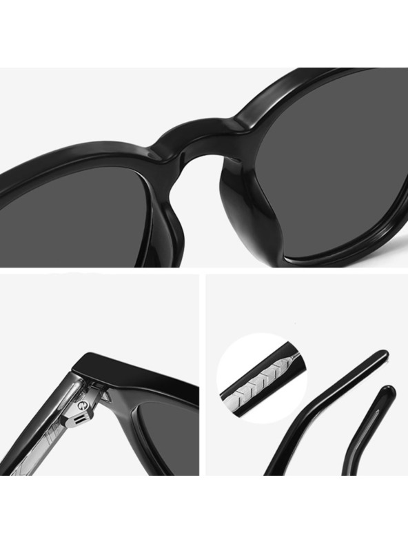 VEYREY VeyRey nerd polarizirajuce sunčane naočale Aiyou prozirna obruba zuta stakla