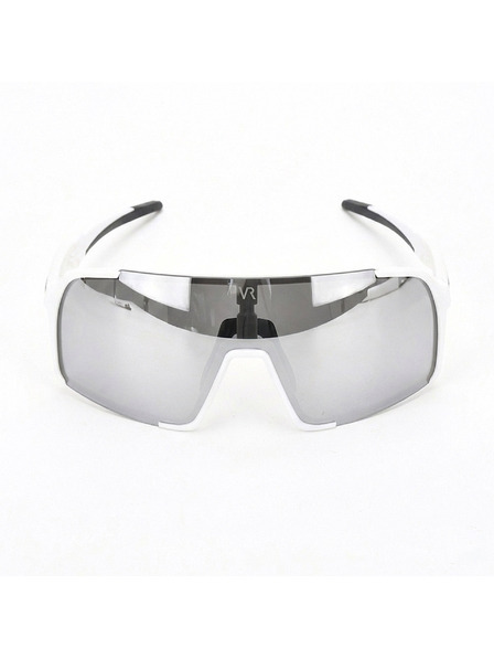 VEYREY VeyRey sportske sunčane naočale Burub bijela okvira srebrna stakla