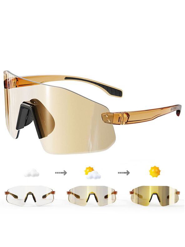 VEYREY VeyRey sportske fotokromatske sunčane naočale Dhur zlatna okvira zlatna stakla
