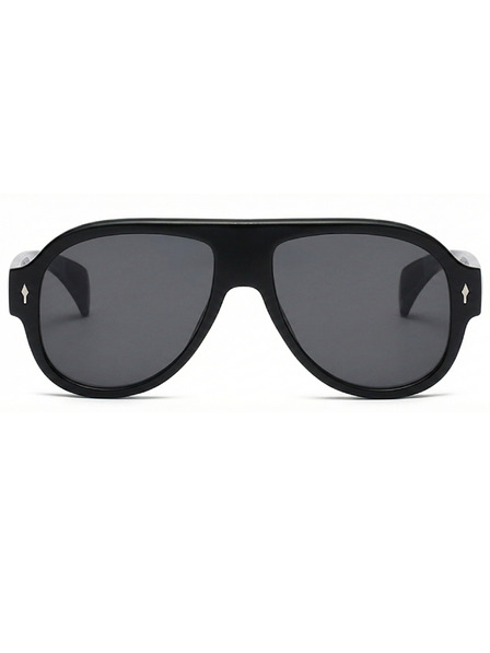 VEYREY VeyRey pilotske sunčane naočale Monoeet crni okvir crna stakla