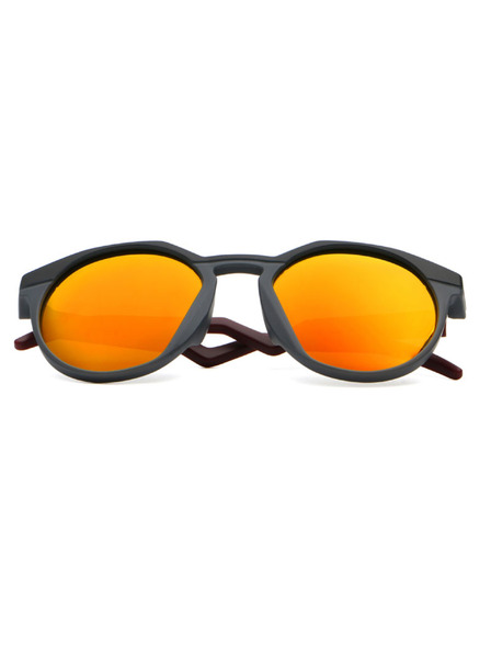 VEYREY VeyRey ovalne polarizacijske sunčane naočale Contralance crni okvir crvena stakla