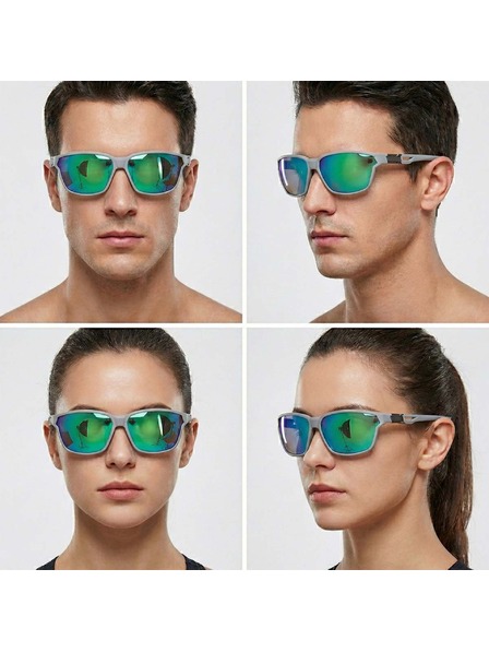 VEYREY VeyRey sportske polarizacijske sunčane naočale Nuf sivi okvir zelena stakla