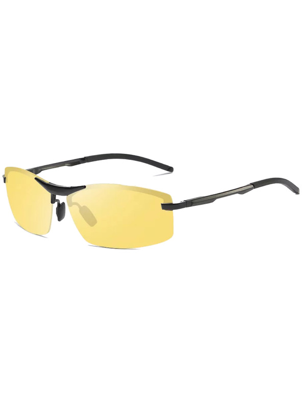VEYREY VeyRey muške sportske polarizacijske sunčane naočale Fresno srebrni okvir žuta stakla