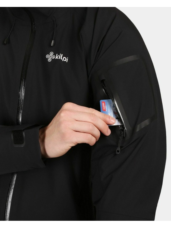 Kilpi Muška vodootporna hardshell jakna Kilpi MAMBA-M Crna