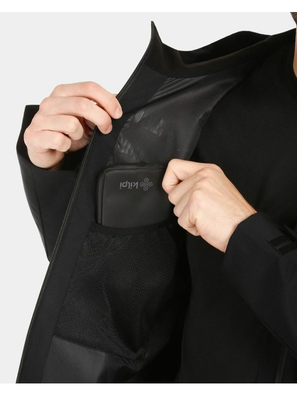 Kilpi Muška produžena outdoor jakna Kilpi AYRA-M Crna