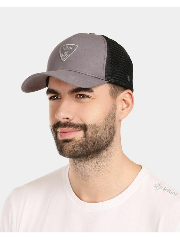 Kilpi Unisex kapa s vizierom Kilpi BORA MID-U Siva