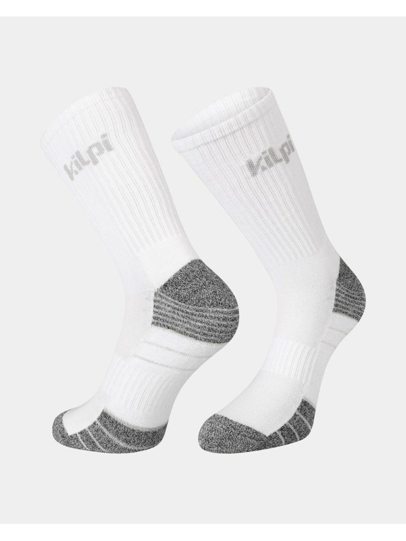Kilpi Unisex visoke pamučne čarape Kilpi 3P PALWAY-U Bijela