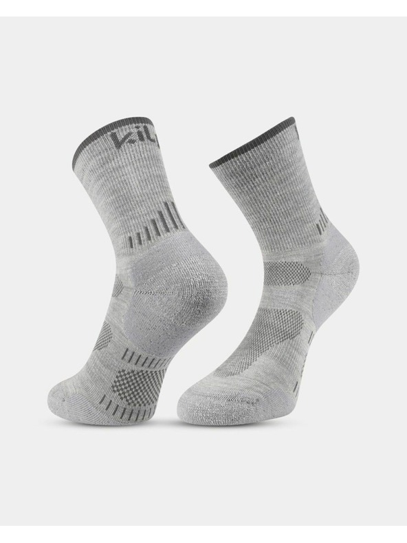 Kilpi Unisex vanjske čarape Kilpi MIRIN-U Svjetlo siva