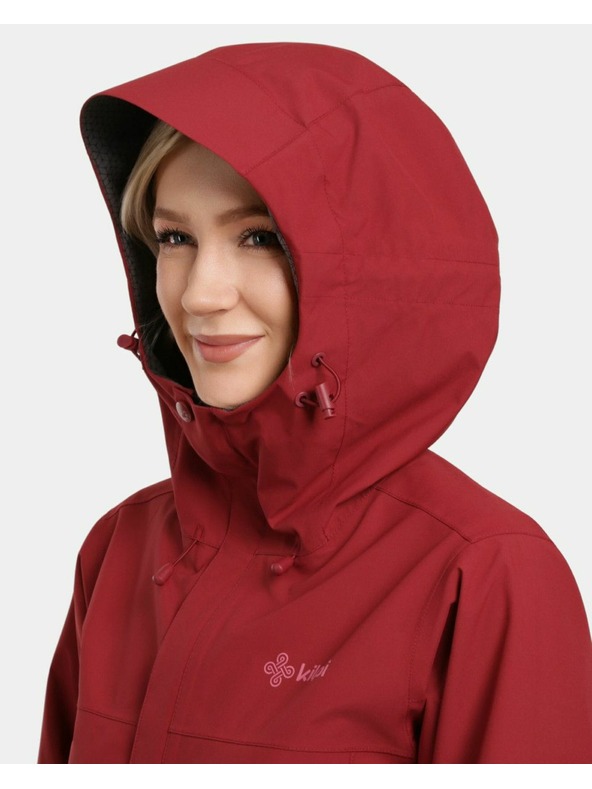 Kilpi Zenska membranskog jakna Kilpi MONTANA-W Tamno crvena
