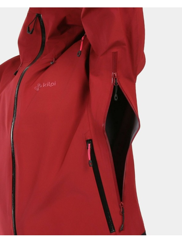 Kilpi Ženska hardshell vodootporna jakna Kilpi MAMBA-W tamno crvena