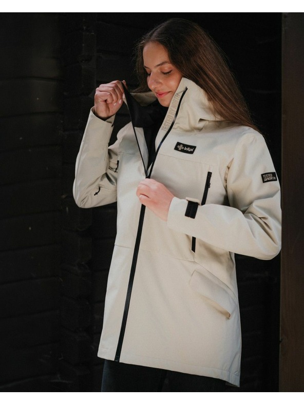 Kilpi Ženski vanjski kaput Kilpi AYRA-W Bež