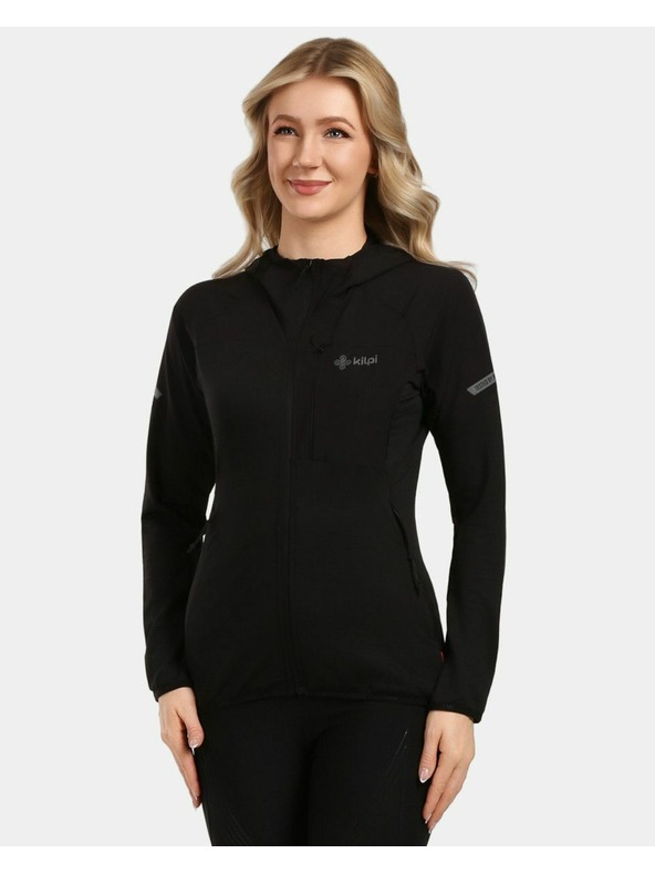 Kilpi Ženska funkcionalna dukserica s kapuljačom Kilpi MEMPHIS-W Crna