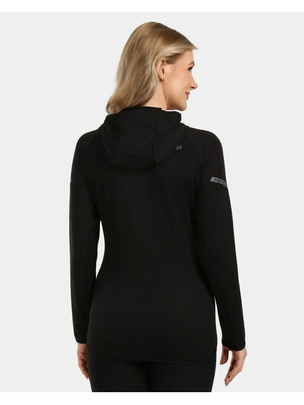 Kilpi Ženska funkcionalna dukserica s kapuljačom Kilpi MEMPHIS-W Crna