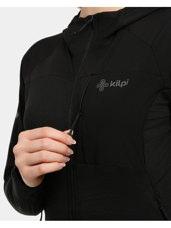 Kilpi Ženska funkcionalna dukserica s kapuljačom Kilpi MEMPHIS-W Crna