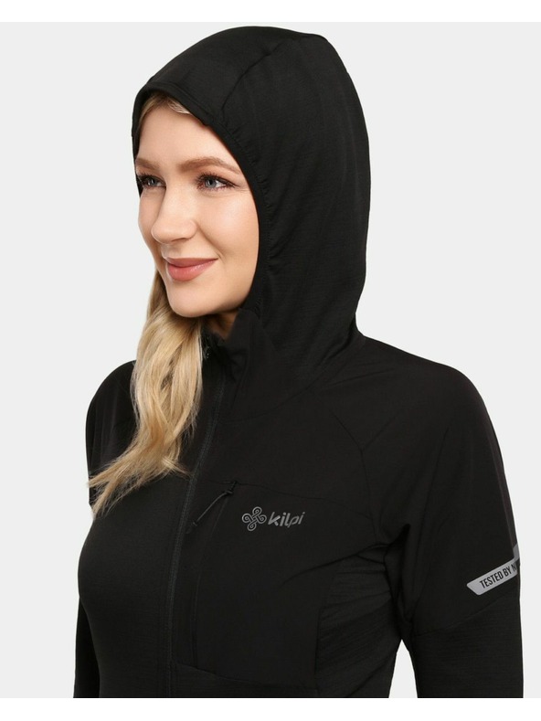 Kilpi Ženska funkcionalna dukserica s kapuljačom Kilpi MEMPHIS-W Crna