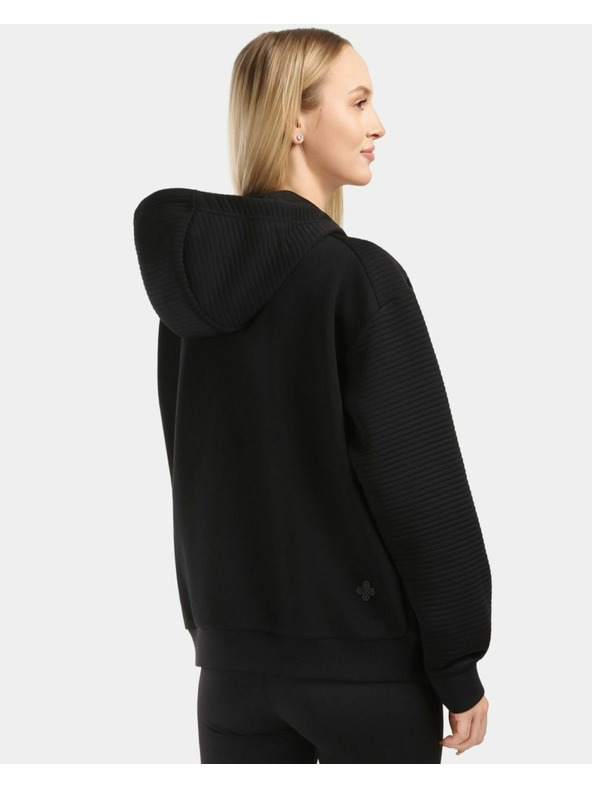 Kilpi Ženska pamučna majica s kapuljačom Kilpi BAYA-W Crna