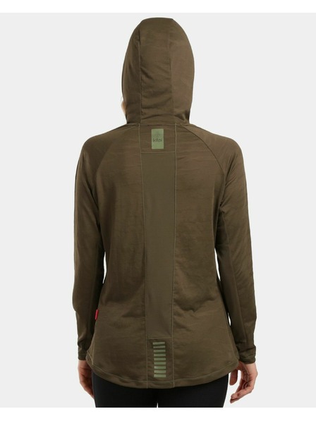 Kilpi Zenska fitness mikina Kilpi AILEEN-W Khaki
