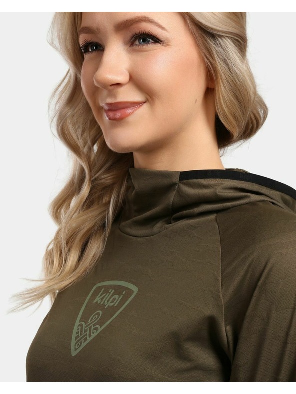 Kilpi Zenska fitness mikina Kilpi AILEEN-W Khaki