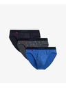 Atlantic Muške sportske slip gaćice ATLANTIC 3Pack - višebojne Veličina:
