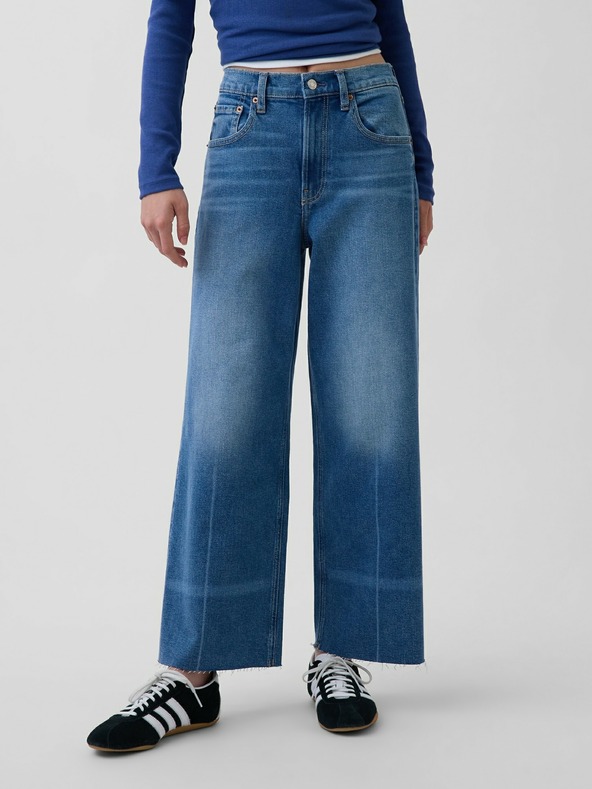 GAP Traperice High Rise Stride Wide-Leg Ankle GAP