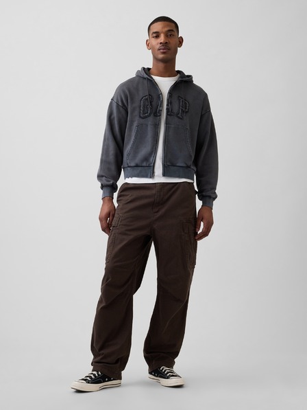 GAP Oversize dukserica s logom VintageSoft GAP