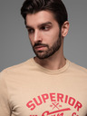 Ombre Clothing Bež muška majica Ombre Clothing