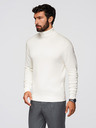 Ombre Clothing Krem muški osnovni džemper s dolčevitom Ombre Clothing