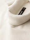 Ombre Clothing Krem muški osnovni džemper s dolčevitom Ombre Clothing