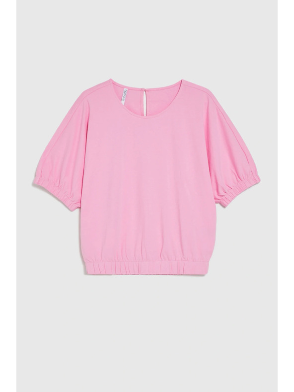Moodo Bluza sa bufastim rukavima ružičasta Moodo