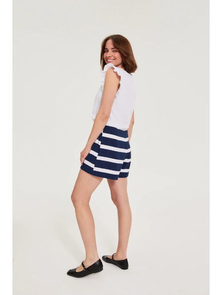 Moodo Kratke hlače sa prugama mornarsko plave Moodo