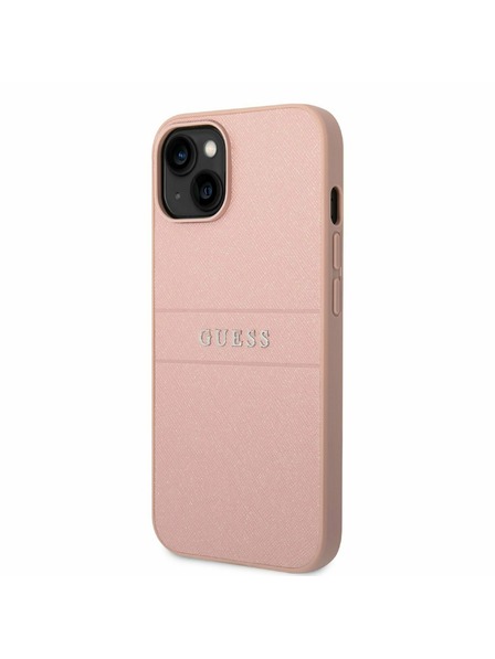 Guess Guess PU Leather Saffiano Stražnji Poklopac za iPhone 14 Plus Pink