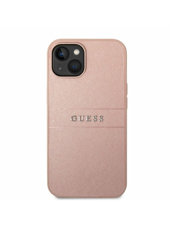 Guess Guess PU Leather Saffiano Stražnji Poklopac za iPhone 14 Plus Pink