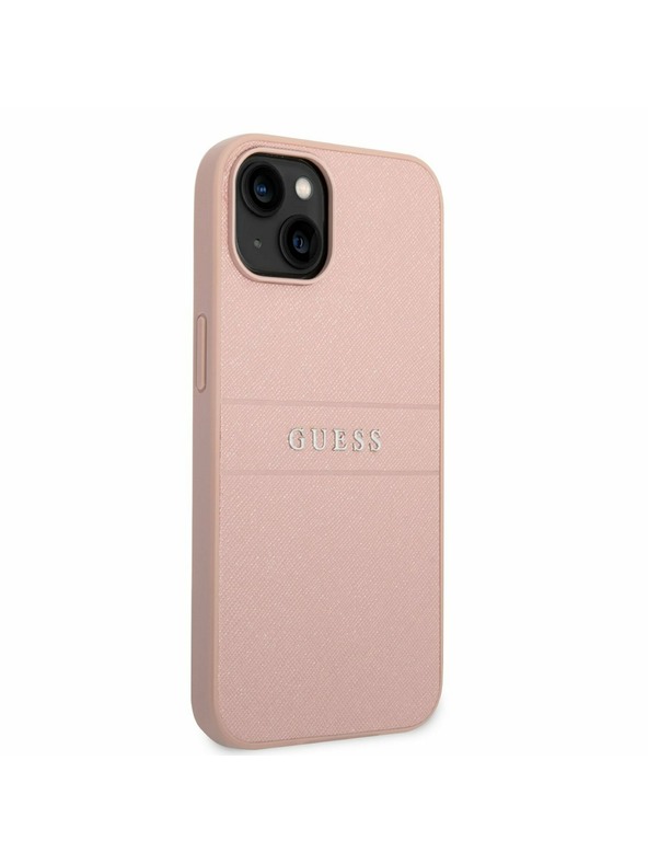 Guess Guess PU Leather Saffiano Stražnji Poklopac za iPhone 14 Plus Pink