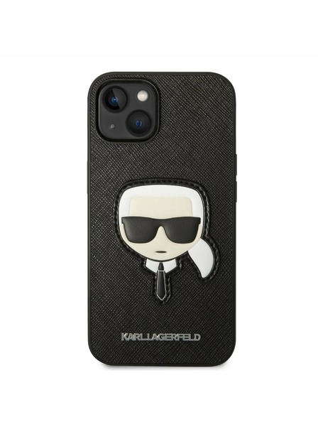 Karl Lagerfeld Karl Lagerfeld PU Saffiano Karl Head Stražnji Poklopac za iPhone 14 Plus Black