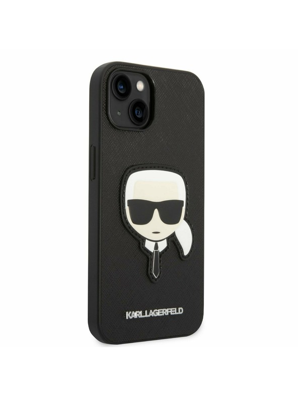 Karl Lagerfeld Karl Lagerfeld PU Saffiano Karl Head Stražnji Poklopac za iPhone 14 Plus Black
