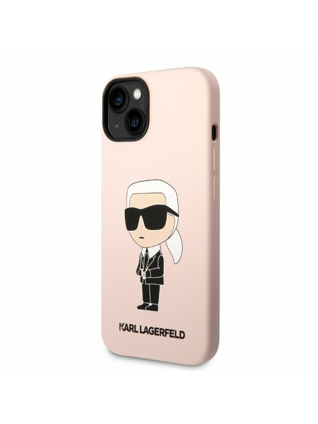 Karl Lagerfeld Karl Lagerfeld Liquid Silicone Ikonik NFT Stražnji Poklopac za iPhone 14 Plus Pink