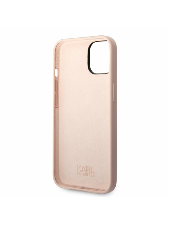 Karl Lagerfeld Karl Lagerfeld Liquid Silicone Ikonik NFT Stražnji Poklopac za iPhone 14 Plus Pink