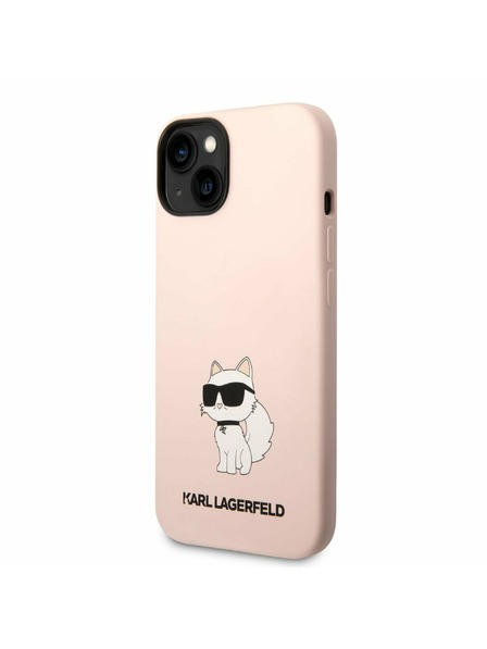 Karl Lagerfeld Karl Lagerfeld Liquid Silicone Choupette NFT Stražnji Poklopac za iPhone 14 Plus Pink
