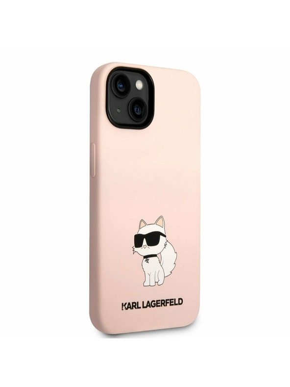 Karl Lagerfeld Karl Lagerfeld Liquid Silicone Choupette NFT Stražnji Poklopac za iPhone 14 Plus Pink