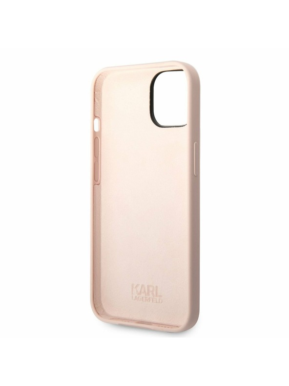 Karl Lagerfeld Karl Lagerfeld Liquid Silicone Choupette NFT Stražnji Poklopac za iPhone 14 Plus Pink
